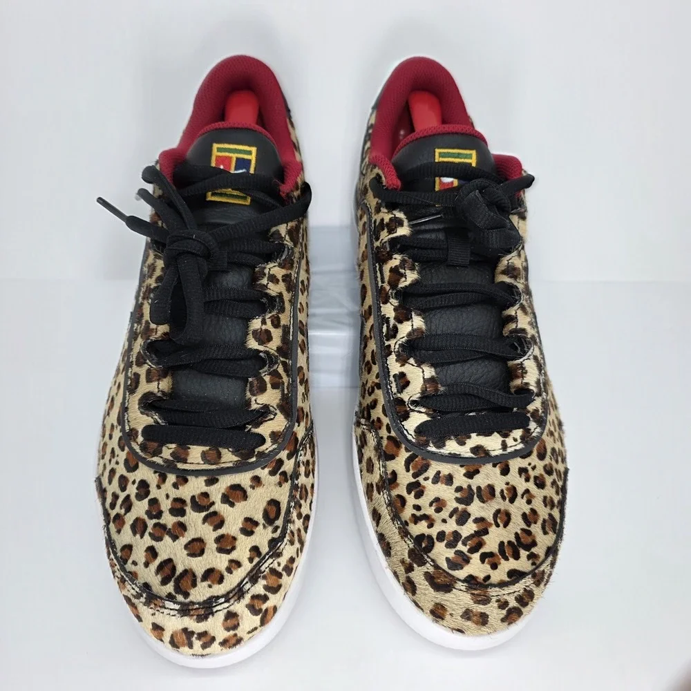 Nike Air Vapor Wing Premium Leopard Animal Print Womens Sneaker CQ9679-001 Sz 12